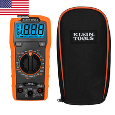 80196 Digital Multimeter Kit with Case, Manual-Ranging 600V AC/DC Voltage Tester