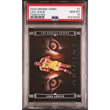 2023 Origins WNBA Lisa Leslie Tiger Eyes PSA 10 Los Angeles Sparks Pop 2 Case