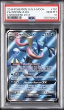 2018 POKEMON SUN & MOON FORBIDDEN LIGHT #120 FULL ART/GRENINJA GX PSA 10 on eBay