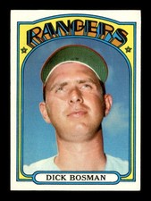 1972 Topps #365 Dick Bosman   EXMT/EXMT+ X3705385