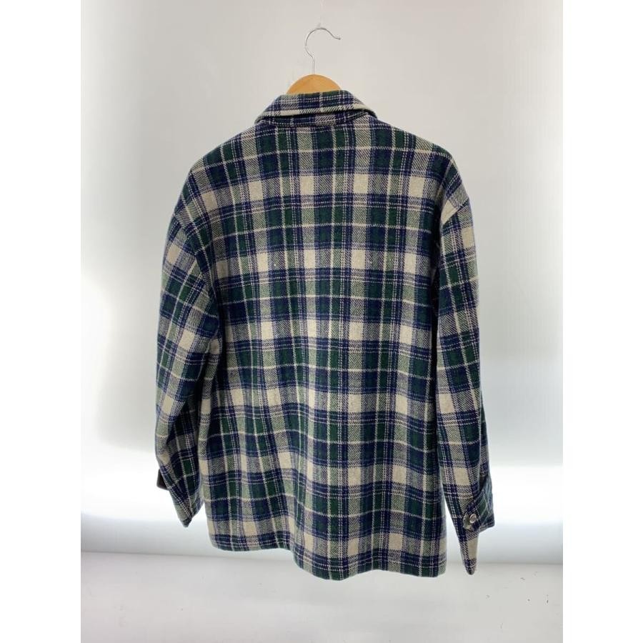 STUSSY Ombre Check Zip Up Jacket M Wool Check Men 5223 thumbnail 2