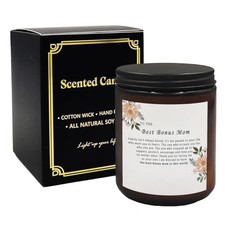Bonus Mom Candle, Bonus Mom Gifts from Daughter Son, Bonus Mom Gifts for