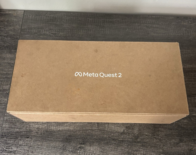 Meta Quest 2 128 GIG Standalone VR Headset w/ Controllers & Box,