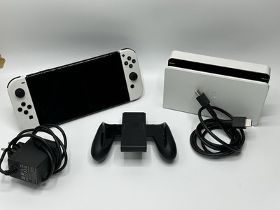 Nintendo Switch OLED-Modell HEG-001 64GB Handheld-Spielekonsole - Weiß
