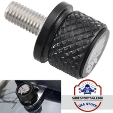 Black Skull Rear Fender Seat Bolt Screw For Indian Chief Dark Horse 2015-2025