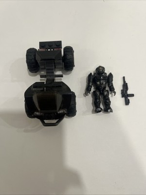 Halo Mega Bloks UNSC Elephant Black Mongoose With Black Scout Figure 96942