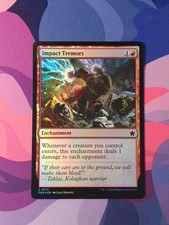 Impact Tremors - Foil 7 Off 2 Foundations NM MTG