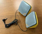 Sony Sports SRS-5G Yellow Stereo Speakers Walkman Vintage 80’s Japan+