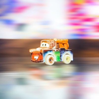 Disney Pixar Cars Mini Racers Glow Mater McQueen UFO | eBay