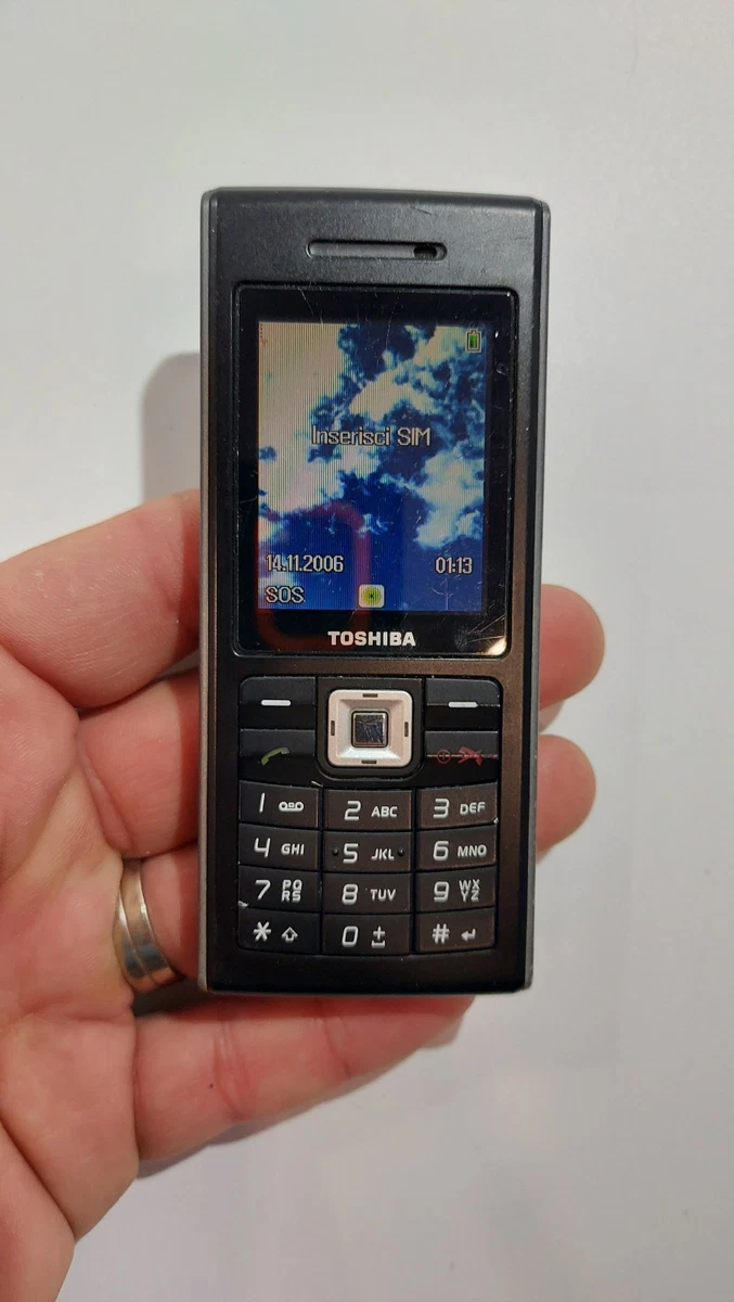 Toshiba TS608 Rose - Téléphone Mobile Rare, Ancien Stock - Neuf Sous Blister