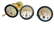 Tractor Oil Pressure Ammeter Temperature Gauge Set Fits For John Deere #G827