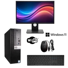 Bundle Monitor and Dell OptiPlex SFF | Win 11 | 32 GB | 1 TB SSD | Wi-Fi