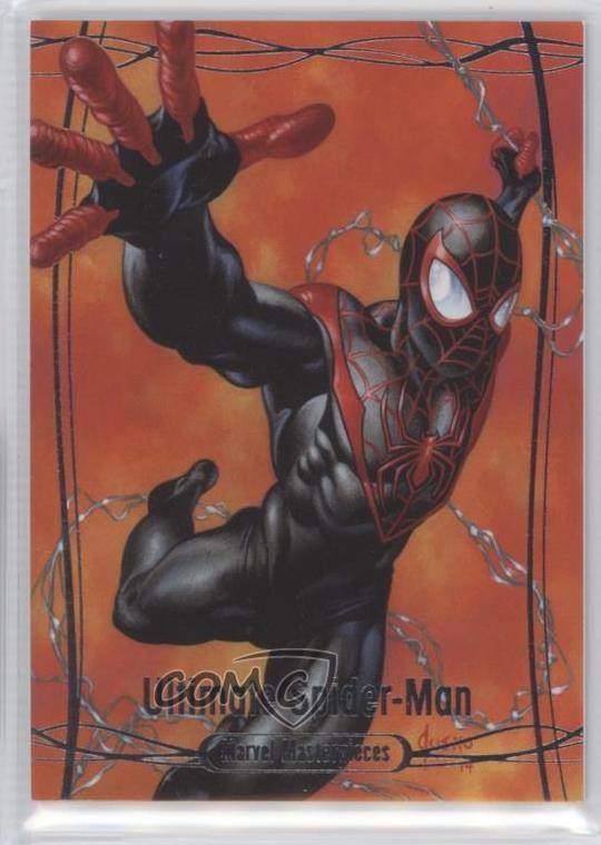 2016 Upper Deck Marvel Masterpieces Level 1 548/1999 Ultimate Spider-Man #1 02fg