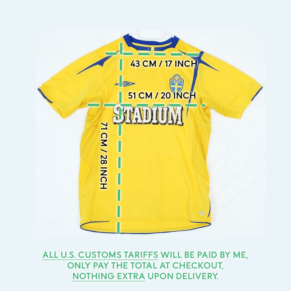 Vintage Umbro SvFF Sweden Soccer Team Jersey Men's Size M | eBay