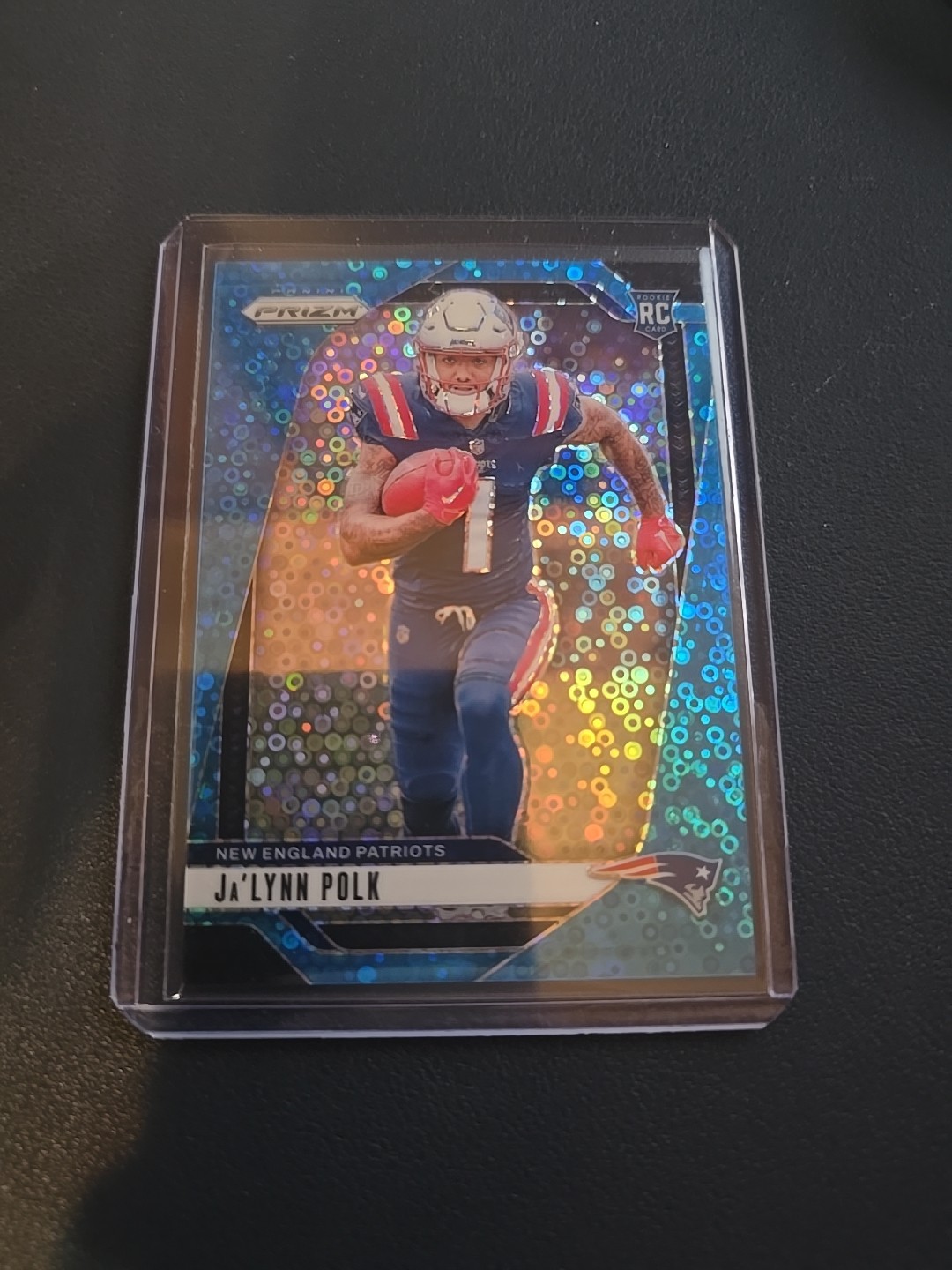 2024 Prizm Football Ja'Lynn Polk Aqua No Huddle Prizm 63/99 #339