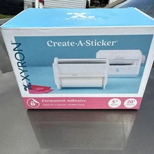 Permanent Adhesive Refill for Create-A-Sticker XRN500, 5" X 20', Refill Cartridg