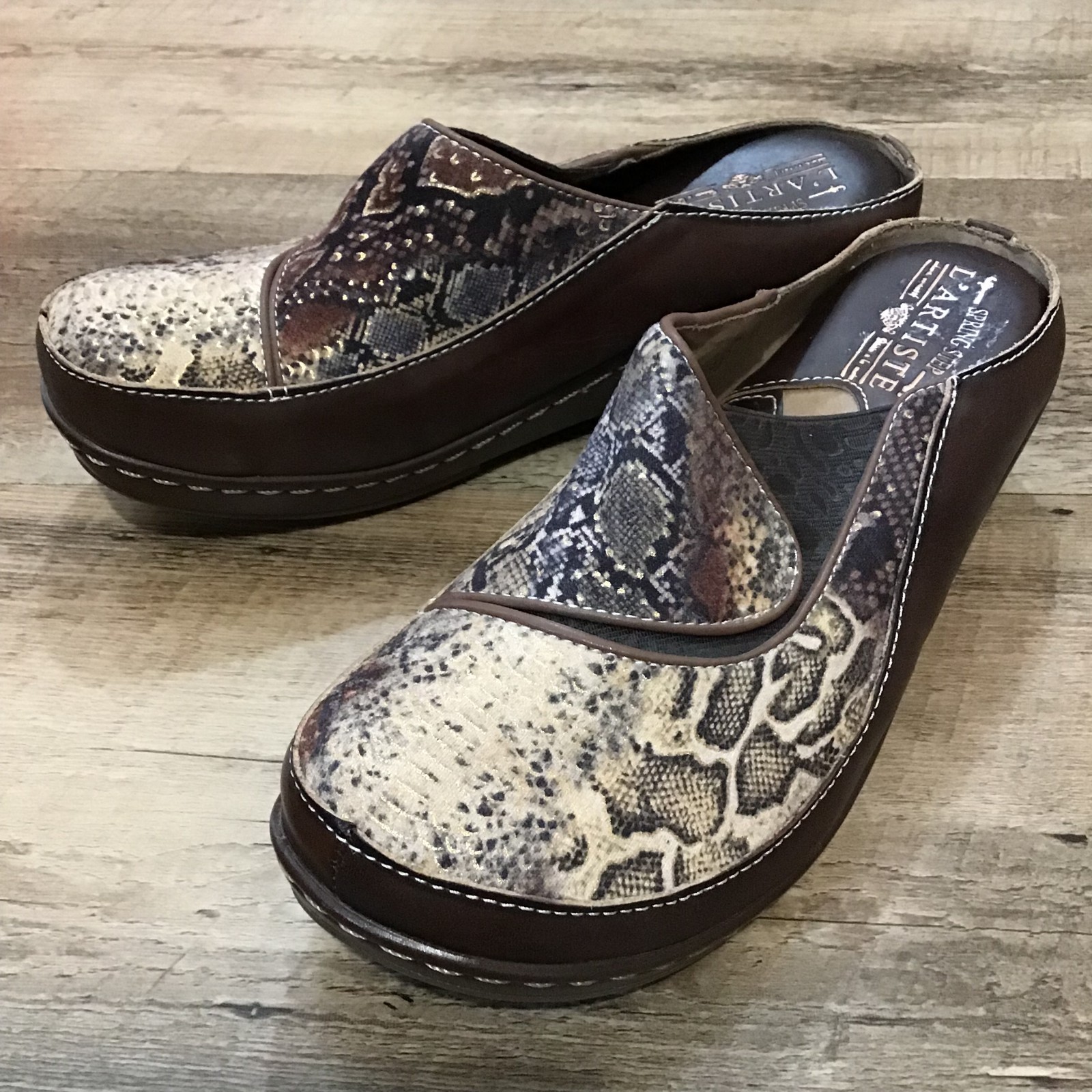 Spring Step L'Artiste Chino Python Women's Size 4… - image 7