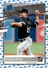 Dylan Cease 2020 Donruss Rated Rookie Baby Shark Border RC #53 Chicago White Sox