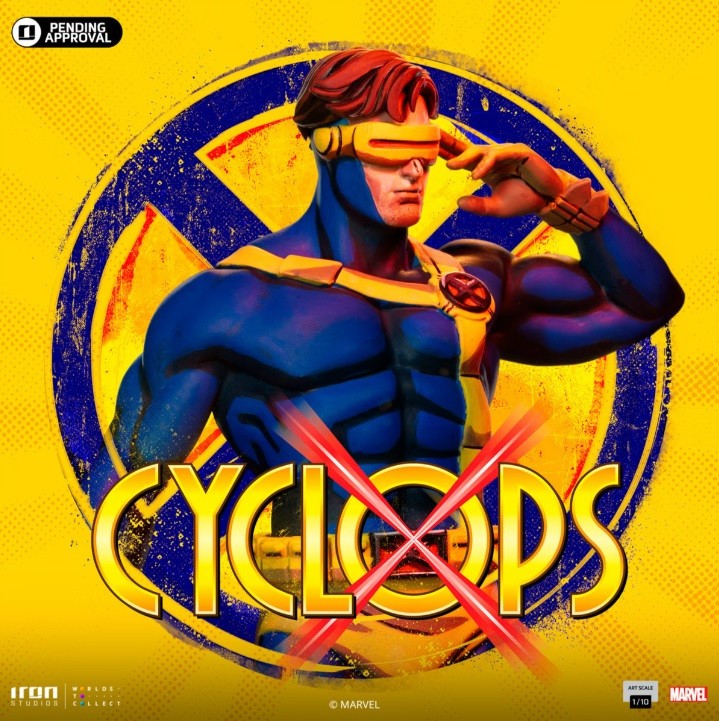 Iron Studios X-men 97 - 8 Pieces set Art Scale 1/10 statue Cyclops