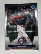 2023 Bowman Chrome #74 CJ Abrams    Washington Nationals