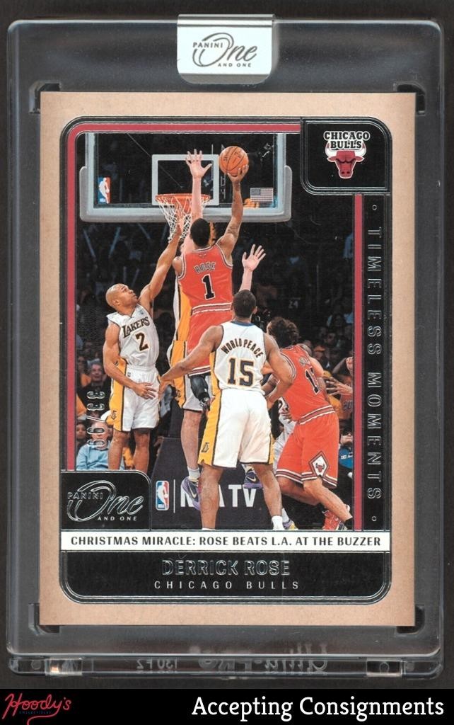 2024-25 Panini One and One Timeless Moments #5 Derrick Rose 33/99 BULLS