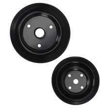 Doubletriple Groove Crank Pulley Set For Chevy 305 350 Sbc V8 Long Water Pump Doubletriple Groove Crank Pulley Set For Chevy 305 350 Sbc V8 Long Water Pump
