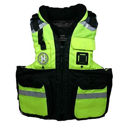 First Watch AV800HVS/M Flotation Vest Hi-Vis Yellow S/M