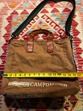 CAMPOMAGGI COTTON CANVAS CROSSBODY BAG (EUC)