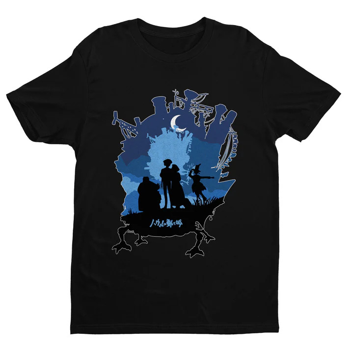 Howls Moving Castle T-Shirt Size S - 5XL Gift For Friends V2 thumbnail 2