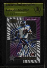 BAS 2000 Leaf Certified Bobby Engram #26 Seal of Authenticity Auto 3c7