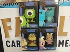 Funko Pop Pin: Disney Pixar Monsters Inc. Set Of 4 (SEALED) #06, 07, 08, & 09