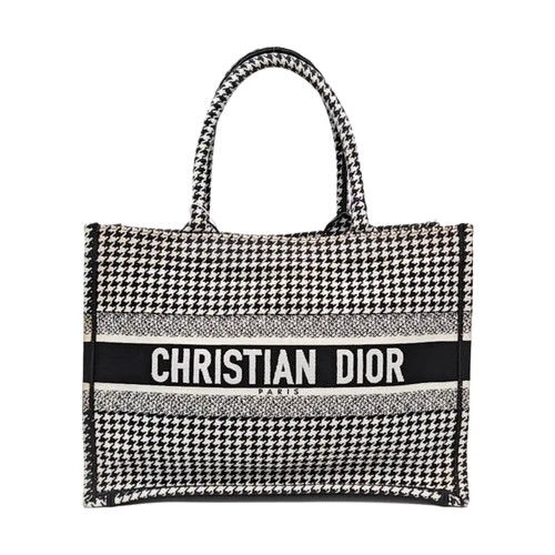 【Authentic】 DIOR Book Tote Multicolour Cloth Handbags (DDP)