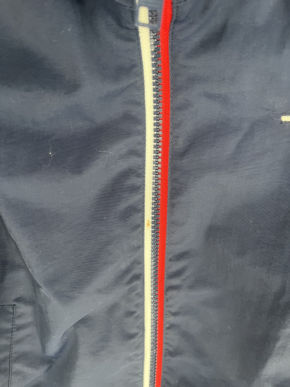 Tommy Hilfiger Jacket Kids 8 Blue NWT Windbreaker Zip Hooded Retro 80s Boys thumbnail 4