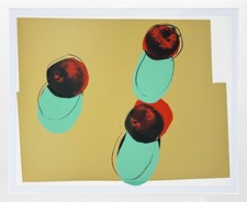 Andy Warhol Space Fruit: Apples 1979 | Large Screen Print - Authenticated