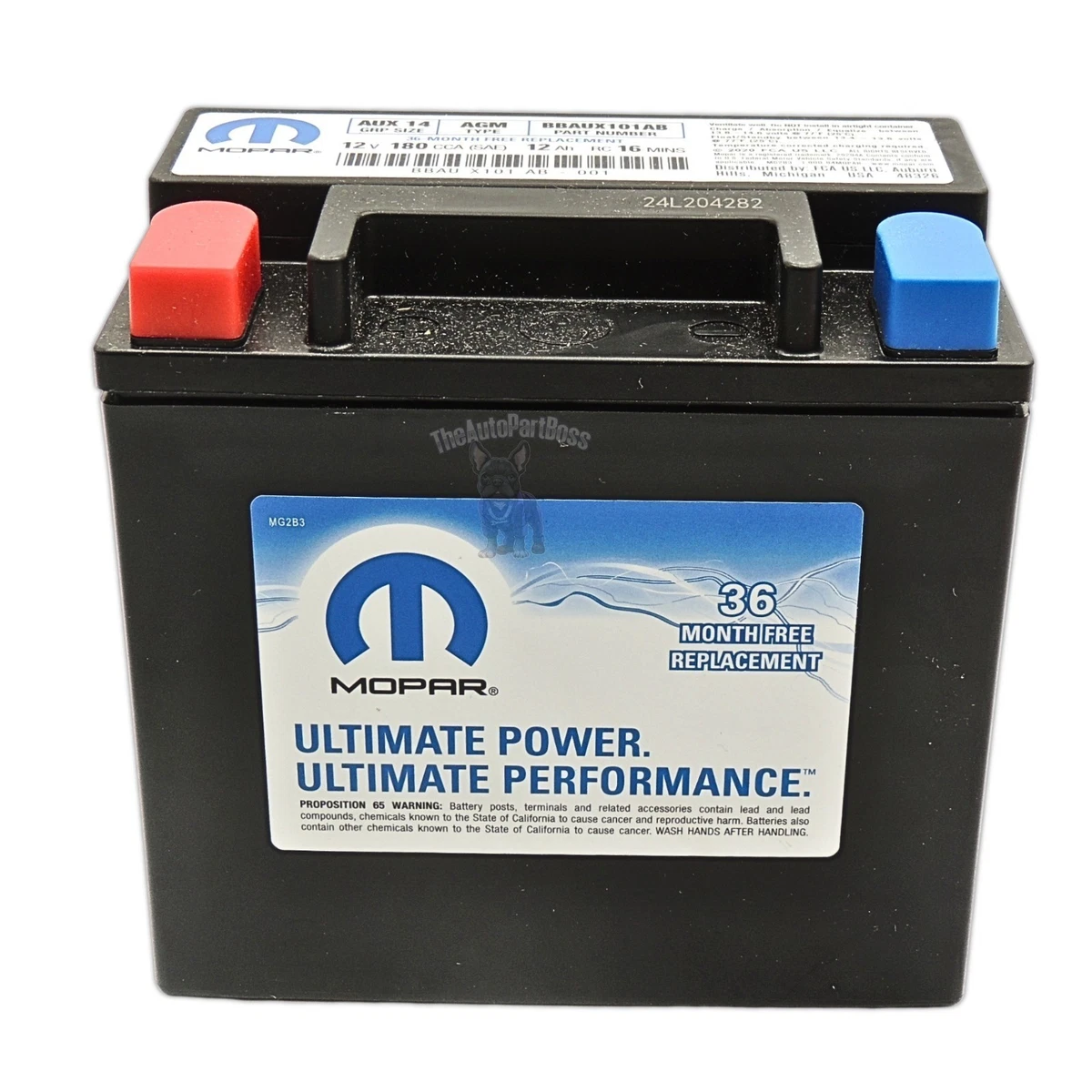 MOPAR バッテリー BJAH5650AA LN2 AGM CCA 650A Mopar Car and Truck Batteries for sale | eBay