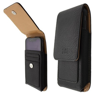 caseroxx Outdoor Tasche für Blackview BV5900 in schwarz aus Echtleder