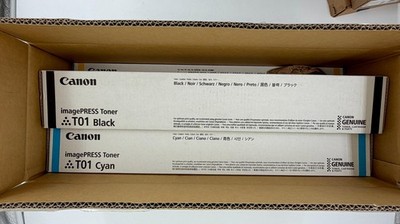 Brand New - Canon T01 Toner Cartride Set - Yellow Magenta Cyan