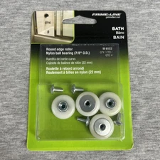 NEW Prime Line Tub Shower Bath Sliding Door Rollers Wheels- M-6153- 7/8”