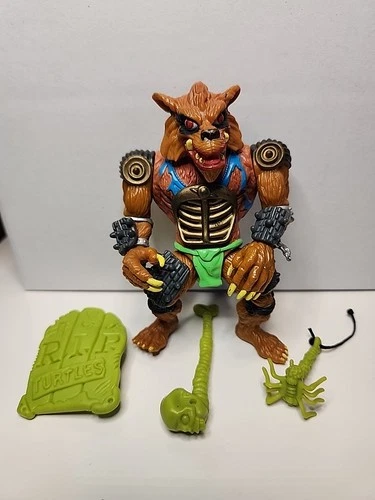 RAHZAR Vintage TMNT 1991 Complete * Action Figure Playmates