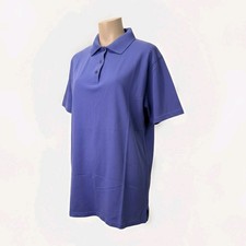 Vintage MAGGIE T Purple Polo Shirt Top Size 2 Plus 20 22 100 Cotton Retro Y2K