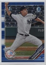 2019 Bowman Draft Chrome Blue Refractor 76/150 Hayden Wesneski #BDC-177 s7f