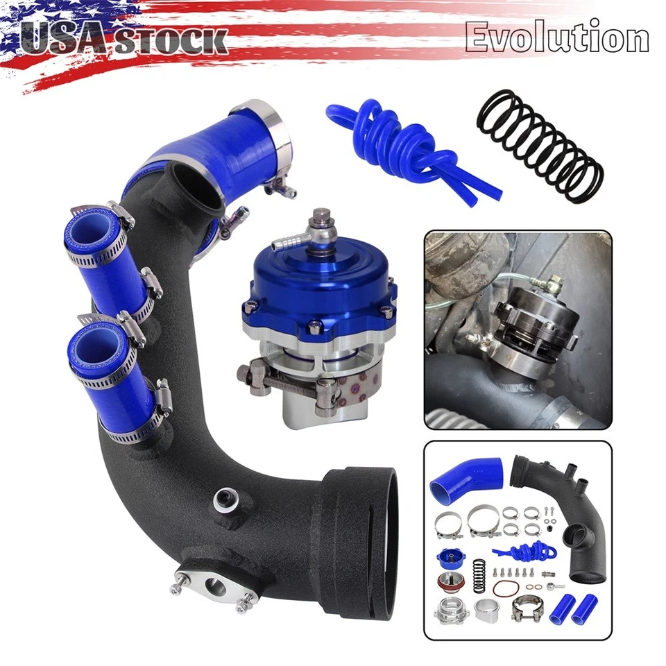 Intake Turbo Pipe & 50mm Blow Off Valve for BMW N54 E90 E93 335i/ix E92 335is - Изображение 2 из 4