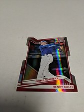 2022 Panini Elite HENRY BOLTE (A's) rare RED PRIME NUMBERS rookie /95