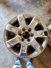 Wheel 18x7-12 Aluminum 7 Solid Spokes Chrome Fits 13-14 Ford F150 Pickup 233611