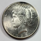 1925-P $1 Peace Dollar 90% Silver Philadelphia US Coin - LUSTER!