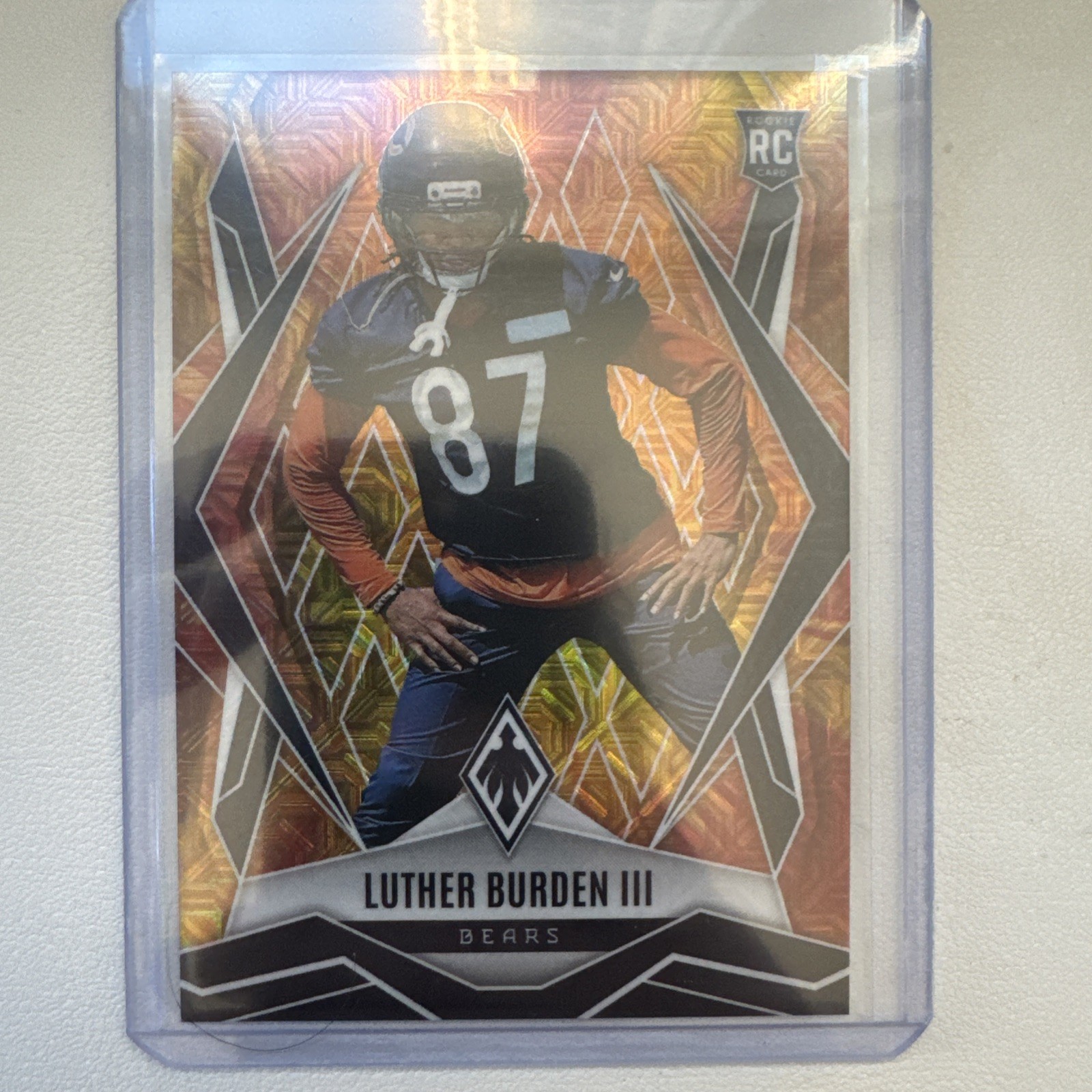 2025 Panini Phoenix LUTHER BURDEN III #196 RC FireBurst /350 Bears Rookie 📈🔥