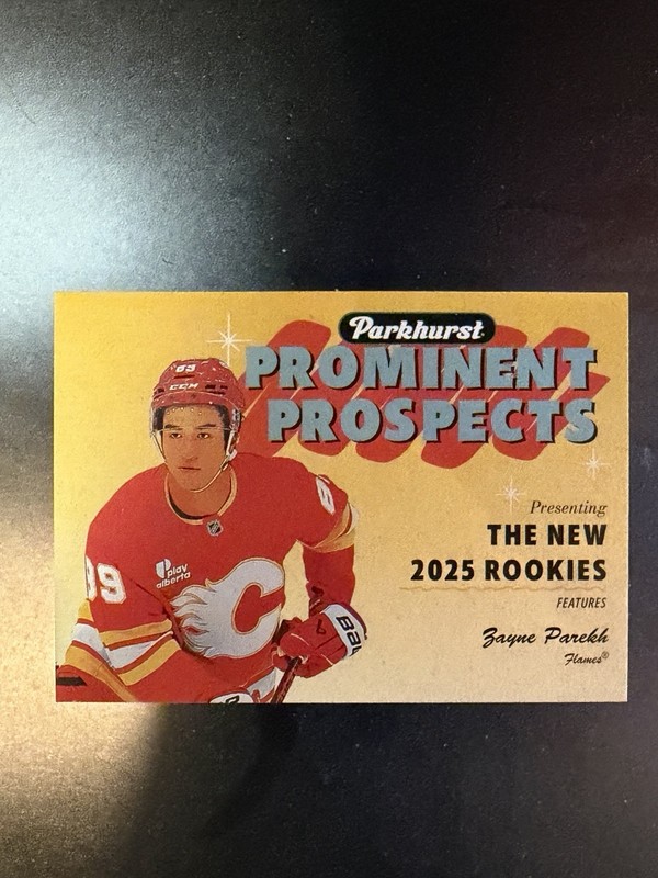 2025-26 Parkhurst Hockey Zayne Parekh Prominent Prospects #PP-7