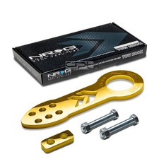 Nrg Front Cnc Anodized Aluminum Gold Jdmusdm Sport Towing Hitch Tow Hook