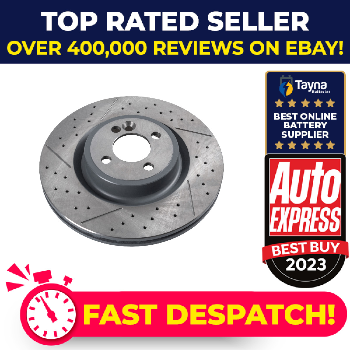 2x Brake Discs Pair Vented fits MINI CLUBVAN ONE R55 1.6 Front 12 to 14 N16B16A