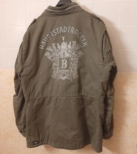 Look54 Hauptstadtrocker Gr. XXL Army Style Jacke Herren/Unisex Vintage Olivgrau 